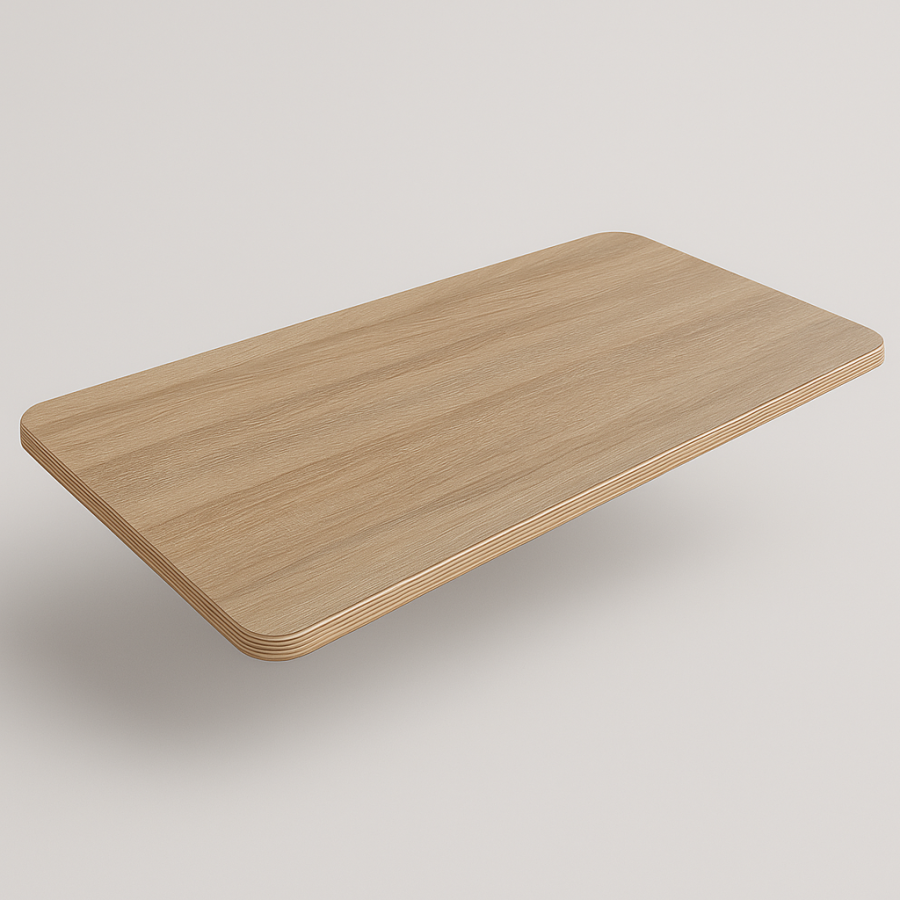 Столешница HPL на основе фанеры влагостойкая - толщина 19 мм (прямоугольная)