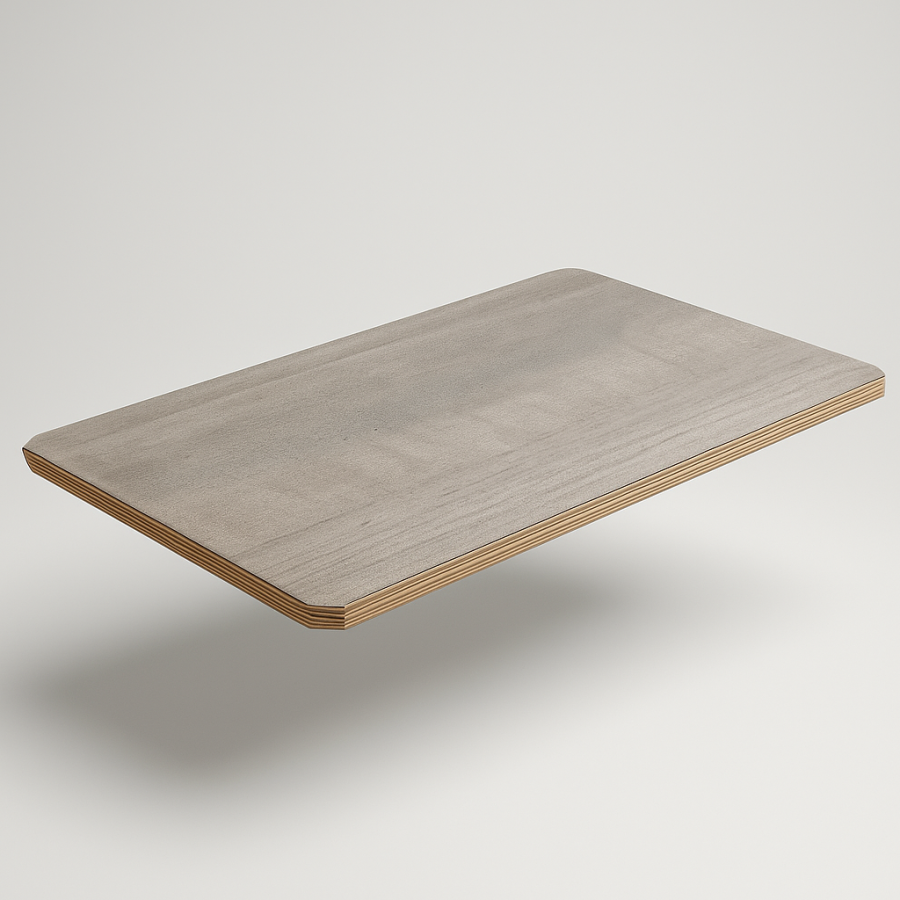 Столешница HPL на основе фанеры влагостойкая - толщина 19 мм (прямоугольная)