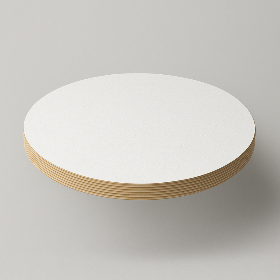 Столешница HPL на основе фанеры влагостойкая - толщина 19 мм (круглая)