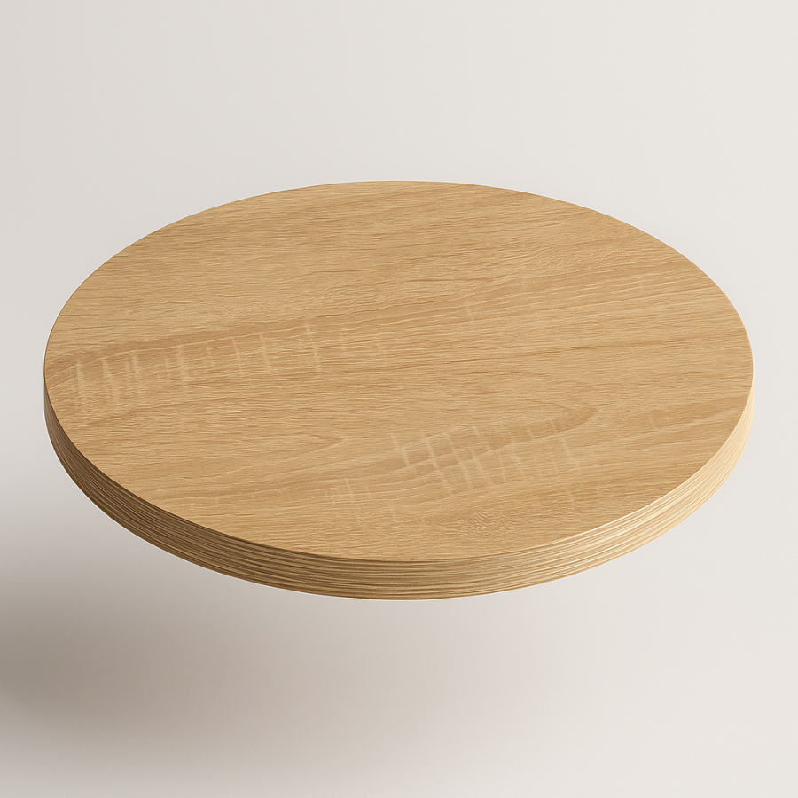 Столешница HPL на основе фанеры влагостойкая - толщина 19 мм (круглая)