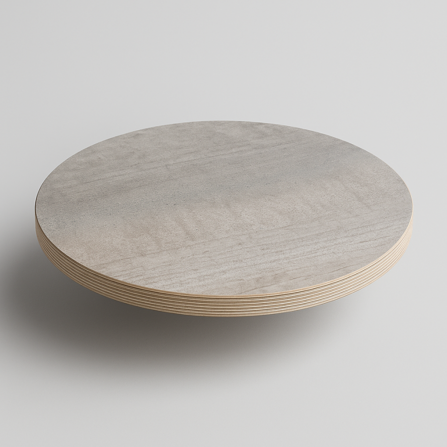 Столешница HPL на основе фанеры влагостойкая - толщина 19 мм (круглая)