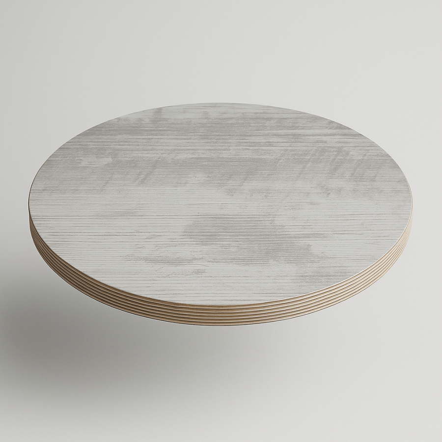 Столешница HPL на основе фанеры влагостойкая - толщина 19 мм (круглая)