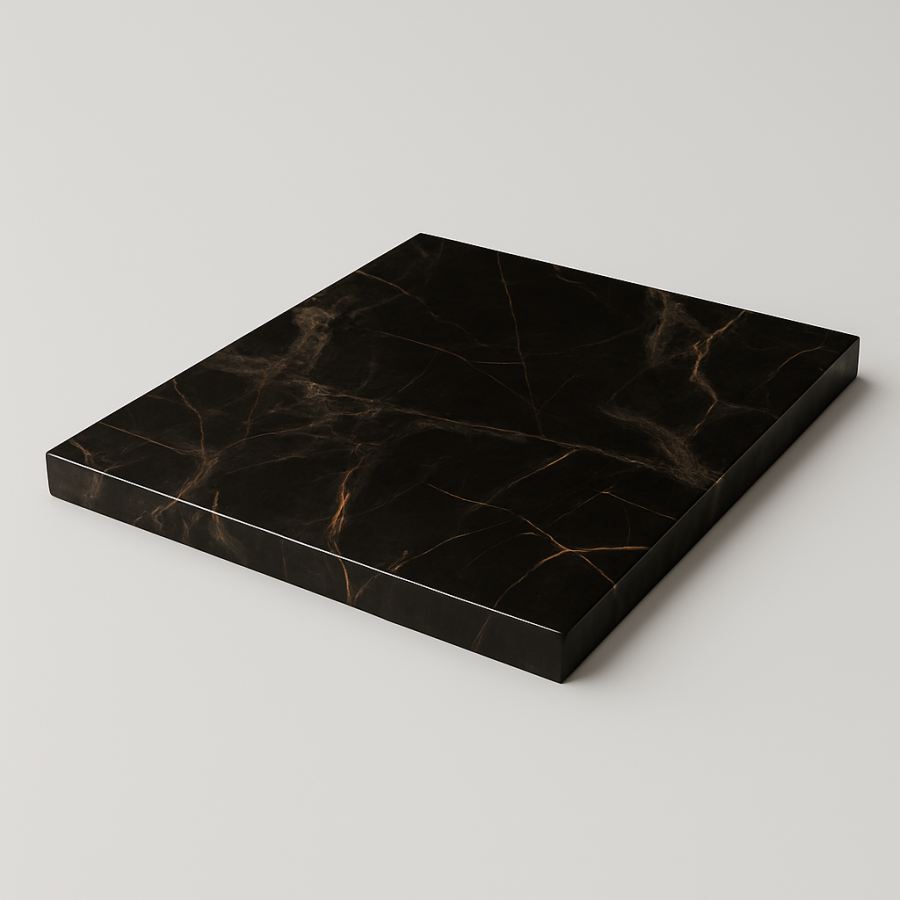 Столешница HPL на основе МДФ (Прямоугольная) Мрамор Марквина Глянец