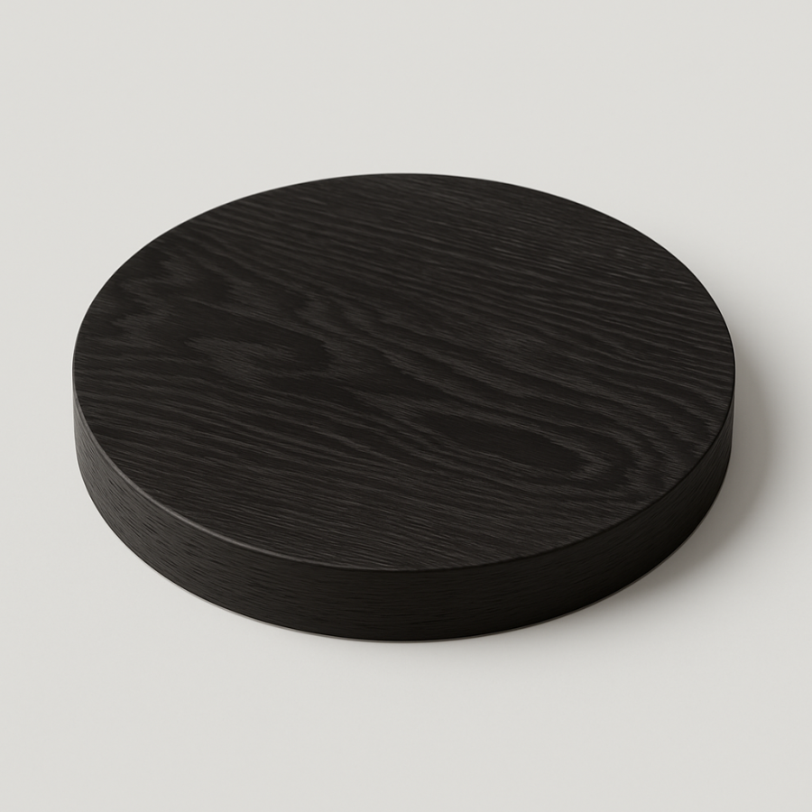 Столешница шпон дуба на основе ВЛАГОСТОЙКОГО МДФ (Круглая) Каштан