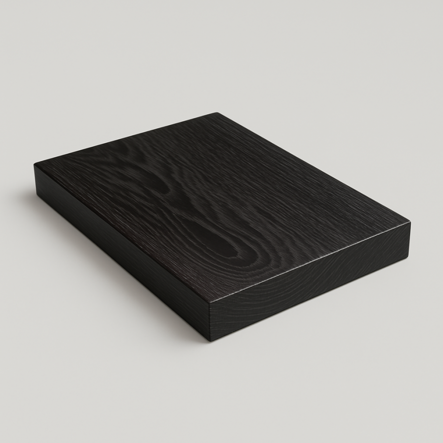 Столешница шпон дуба на основе ВЛАГОСТОЙКОГО МДФ (Прямоугольная) Каштан