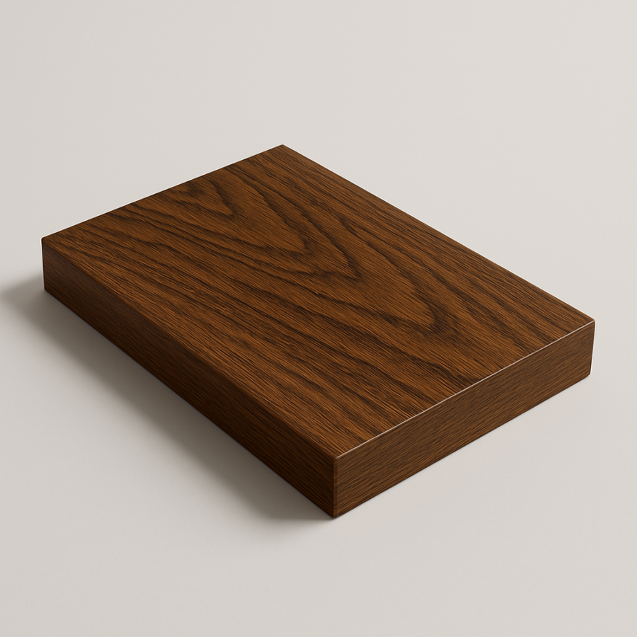 Столешница шпон дуба на основе ВЛАГОСТОЙКОГО МДФ (Прямоугольная)