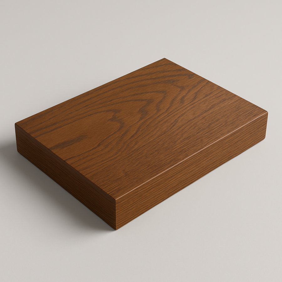 Столешница шпон дуба на основе ВЛАГОСТОЙКОГО МДФ (прямоугольная)