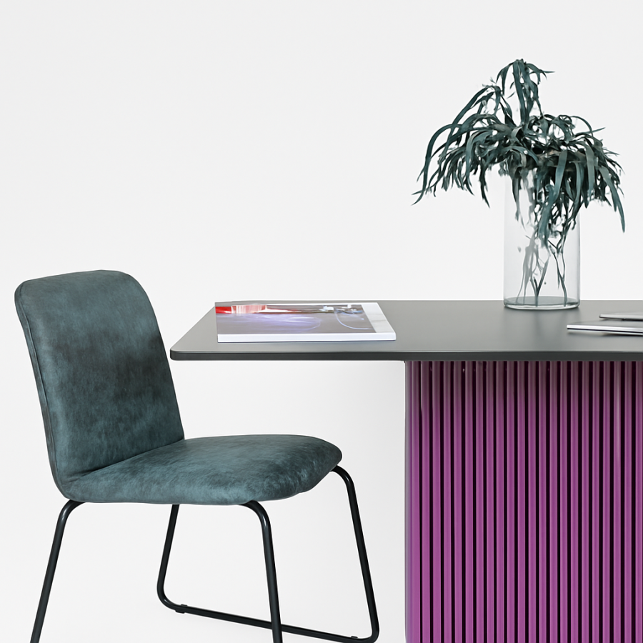 Подстолье EL QUATTRO 35 пурпурный